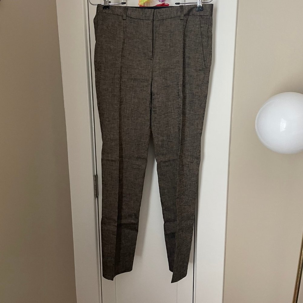 Theory Treeca Linen Blend Pants Size 0 - image 4